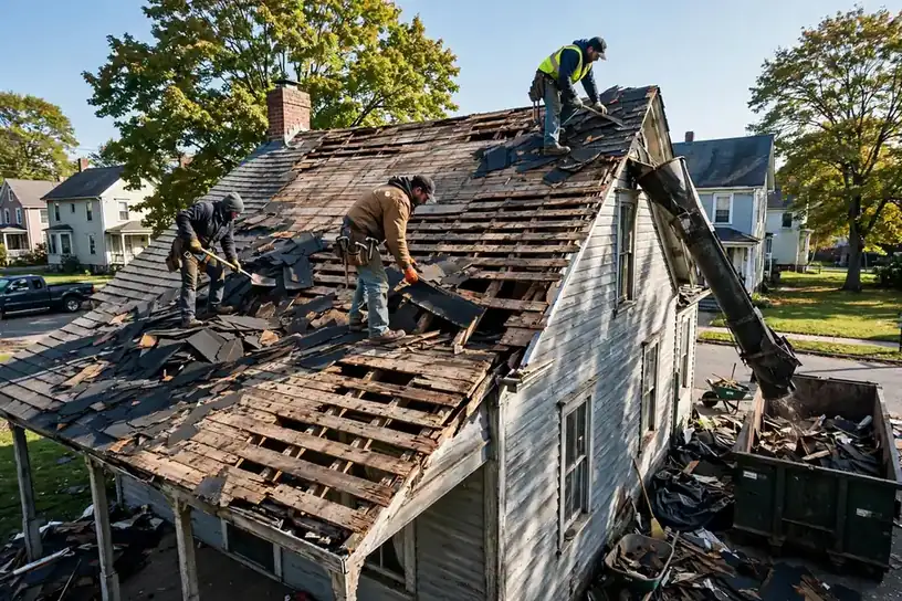 Asphalt Shingle Roof Replacement in Devon Street, Kearny, NJ 07032