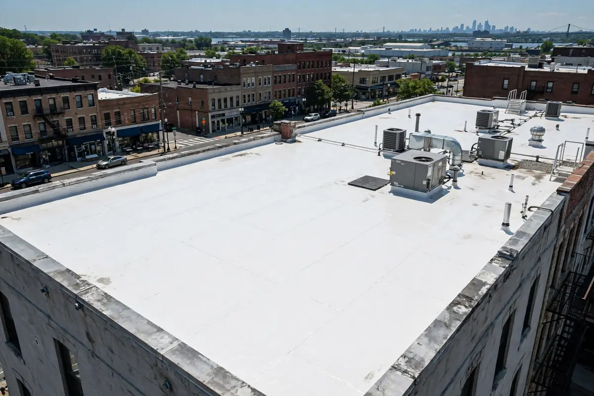 Reemplazamiento eficiente de la cubierta de energía en el centro de Kearny, Kearny, NJ 07032