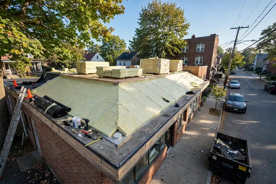Reemplazo de techo plano (TPO & EPDM) en Harrison Avenue, Kearny, NJ 07032