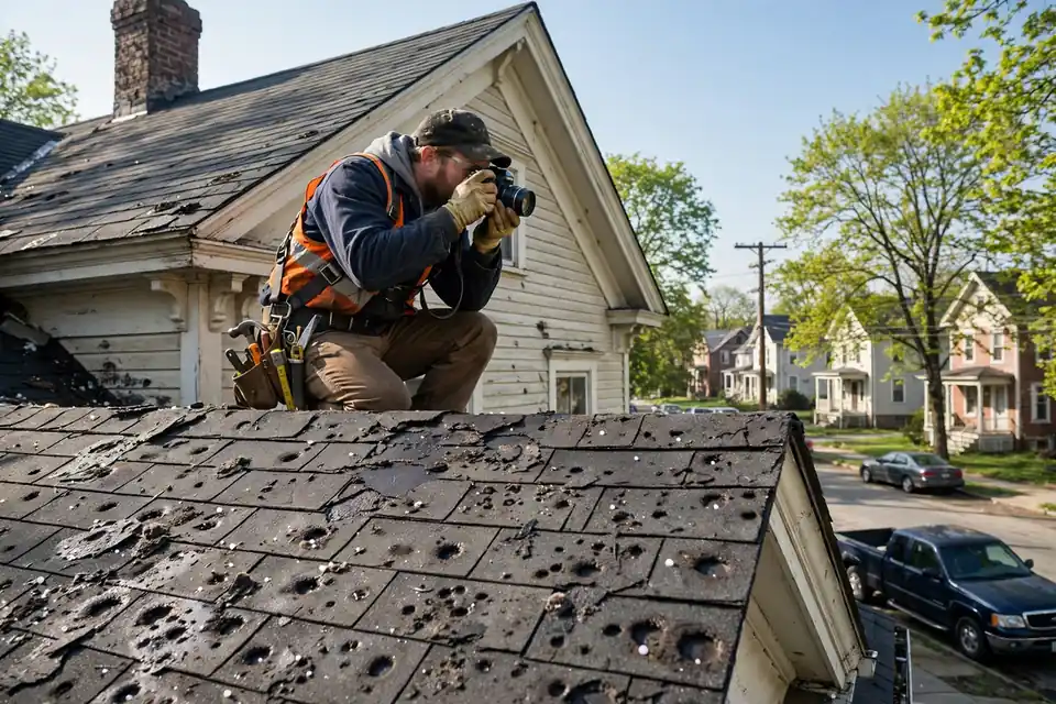 Reemplazamiento del techo del seguro en el centro de Kearny, Kearny, NJ 07032