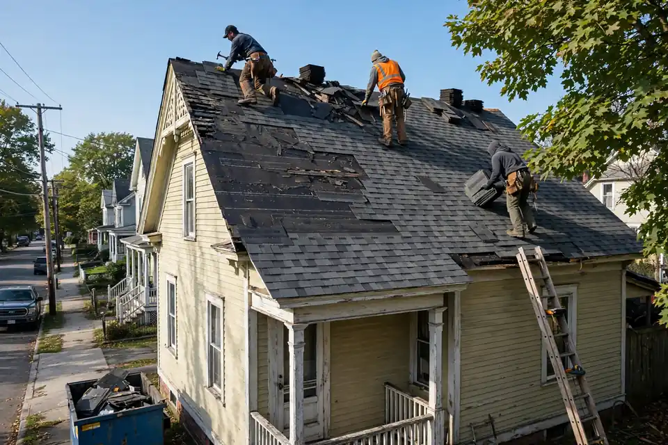Reemplazamiento parcial en la sección Manor, Kearny, NJ 07032
