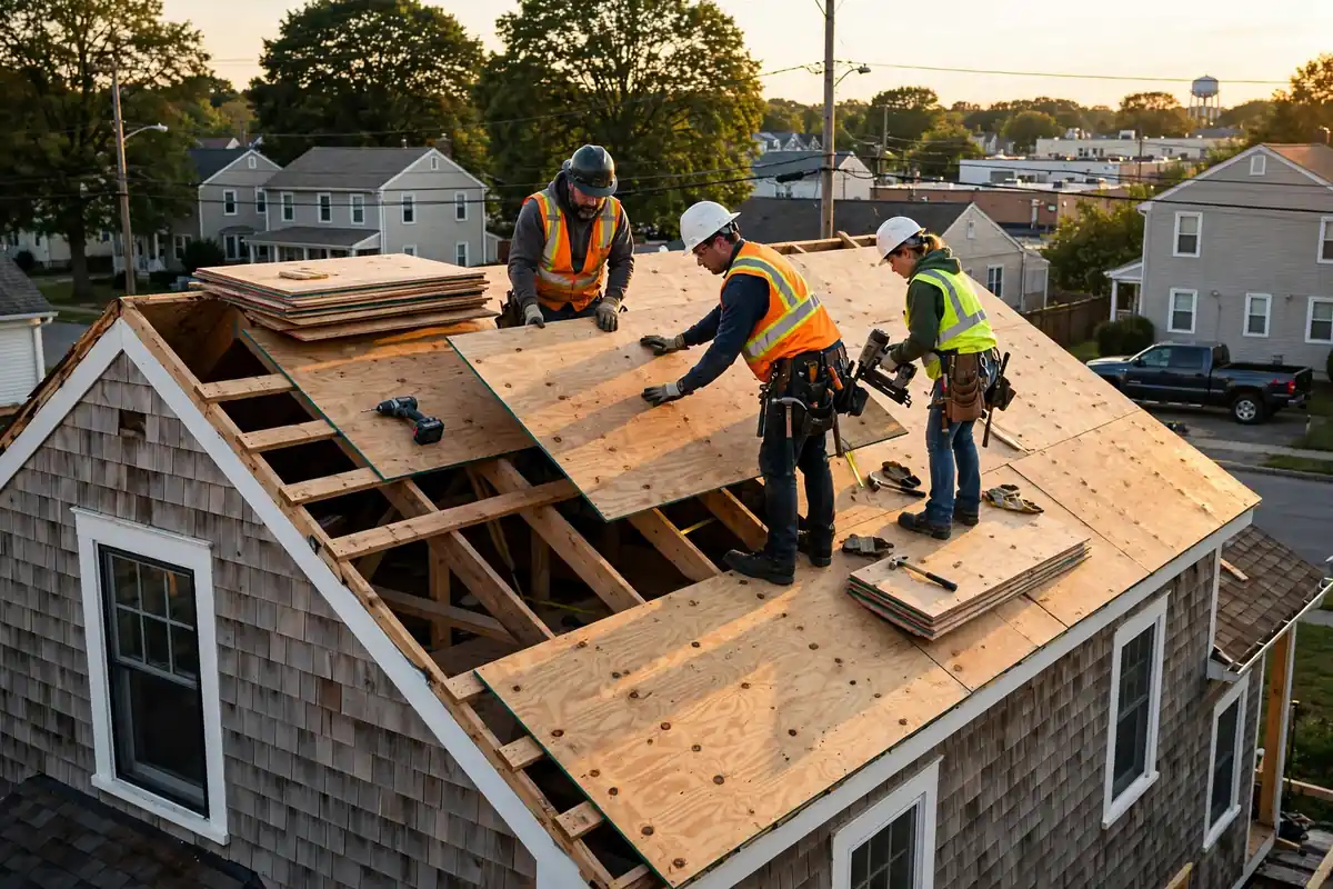Tear-Off & Redecking en Schuyler, Kearny, NJ 07032
