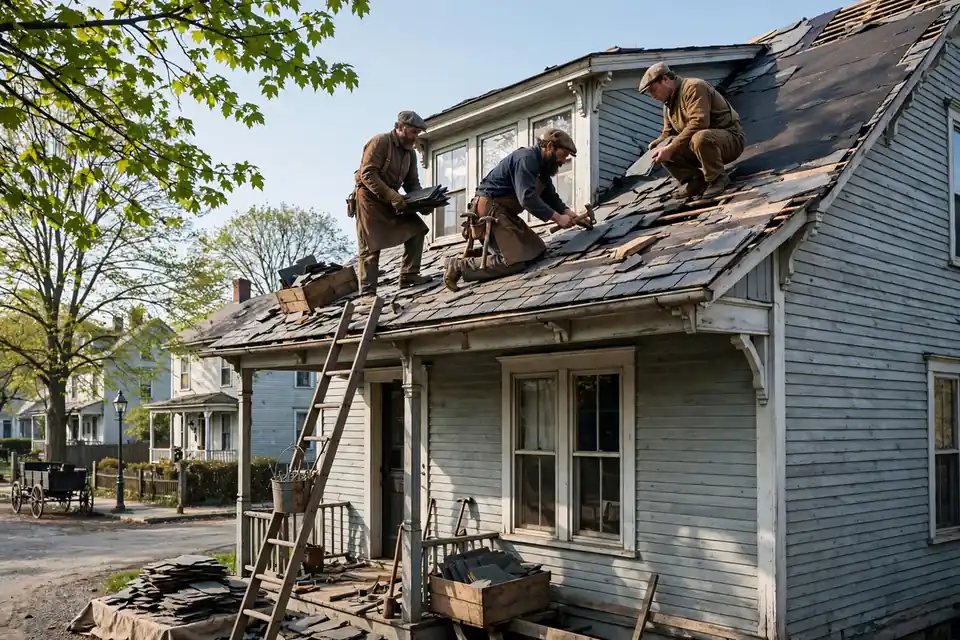Slate Roof Replacement in Forest Street, Kearny, NJ 07032