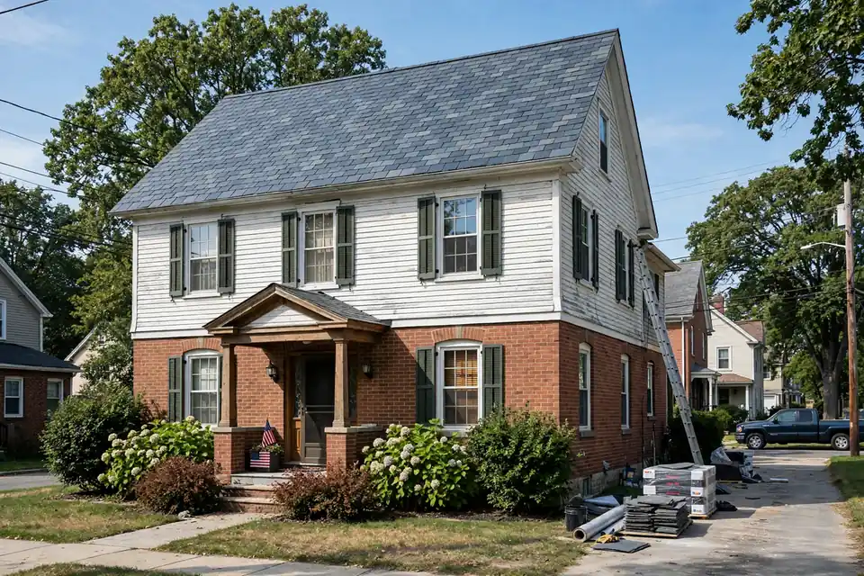 Slate Roof Replacement in Quincy Avenue, Kearny, NJ 07032